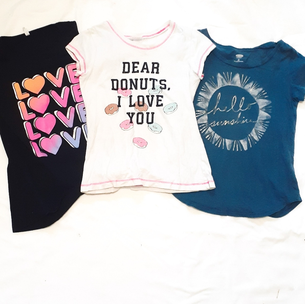 Bundle Tshirts & Leggings /Girl's sz 8